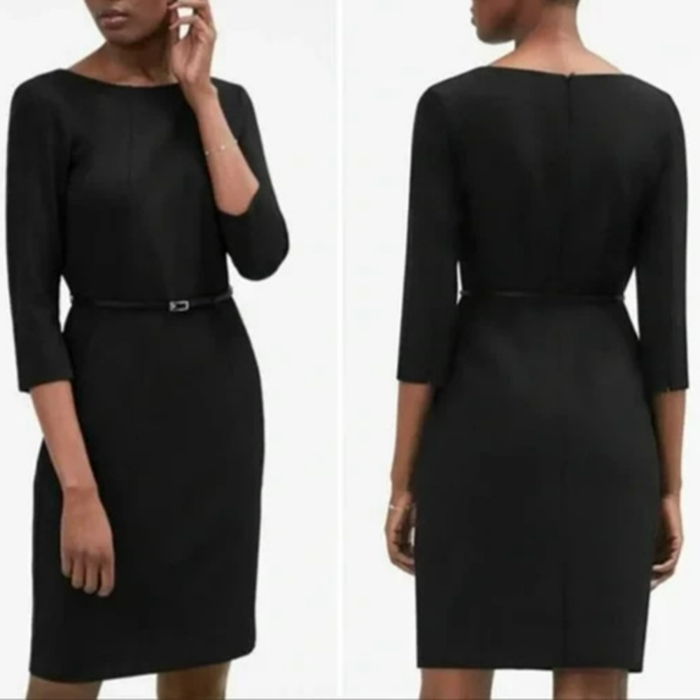 MM Lafleur Black Sheath Dress